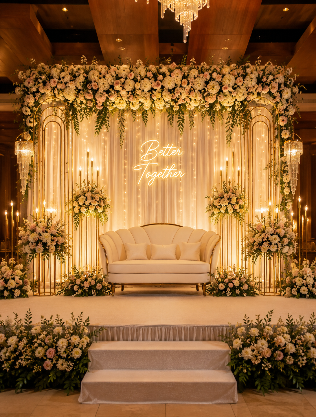 Wedding stage decoration